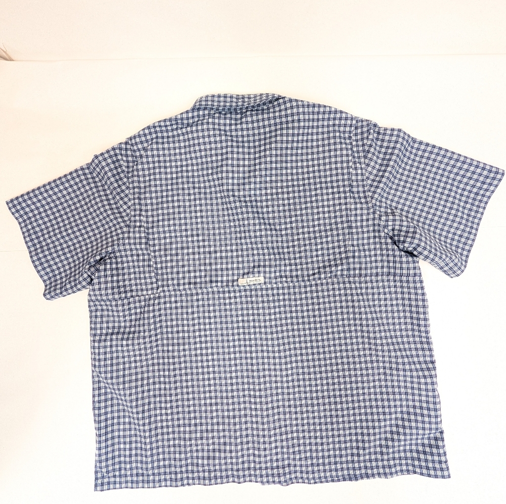 Habit 40+ Solar Factor Hiking Outdoor Work Short Sleeve Button Down 2XL [227] - Picture 5 of 9